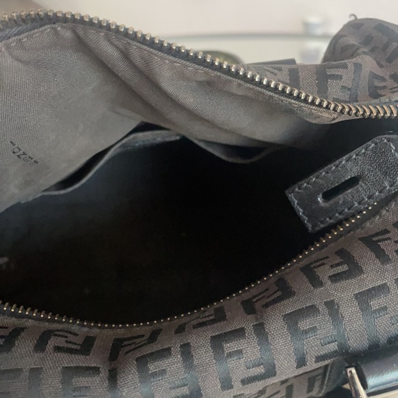 Chocolate brown Logo fendi bag - Picture 6 of 10